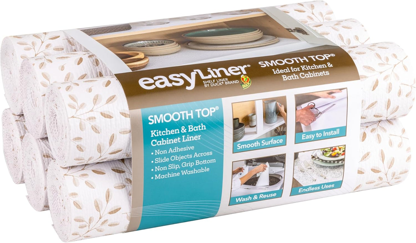 Smooth Top EasyLiner for Cabinets & Drawers - Non Slip Liner