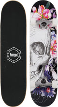 Skateboards for Beginners 31 x 8 in Complete Skateboard - Stable