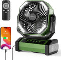 20000mAh Rechargeable Camping Fan - Long-Run Cordless Fan for Travel