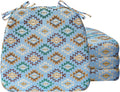 D-Shaped Chair Cushions 2in Thick Dining Pads - Ergonomic Comfort