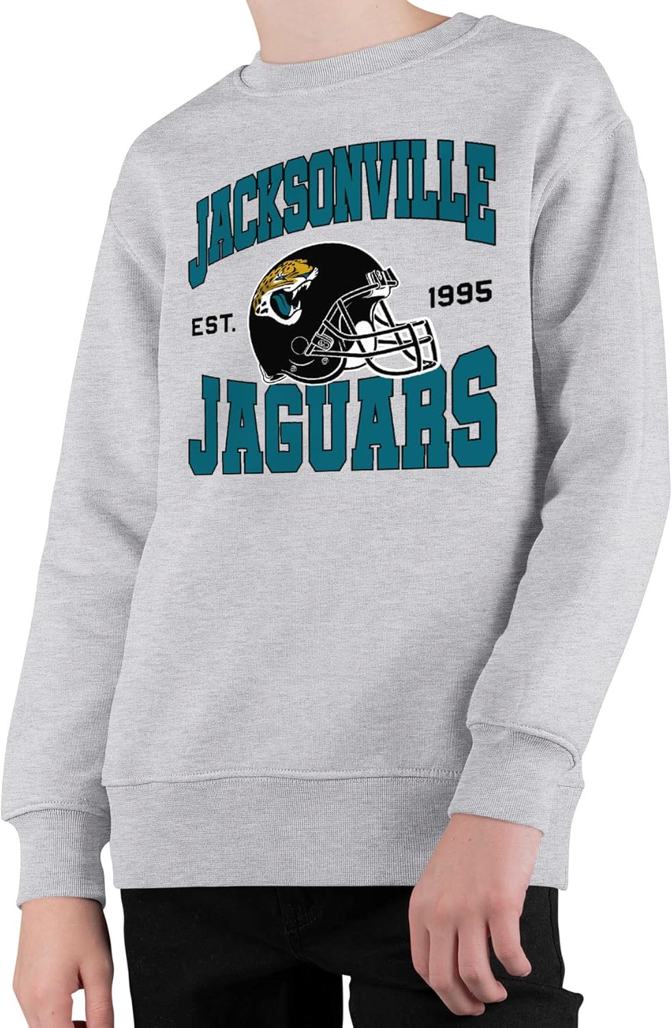 Team Helmet Kids Crewneck Sweatshirt - Official NFL Apparel