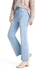 Petite Women's 24/26/28/30 Stretch Flare Jeans High Waisted Curvy come