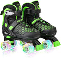 SULIFEEL Roller Skates for Kids Adjustable Quad Skates - Light Up