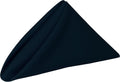 Cloth Napkins Bulk Set 17x17in Navy - Pack of 120 Durable Polyester