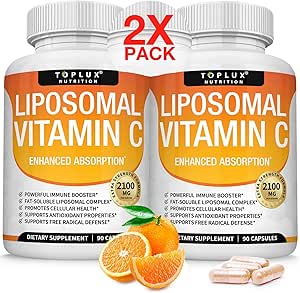Liposomal Vitamin C 2100mg for Immune Support and Antioxidant
