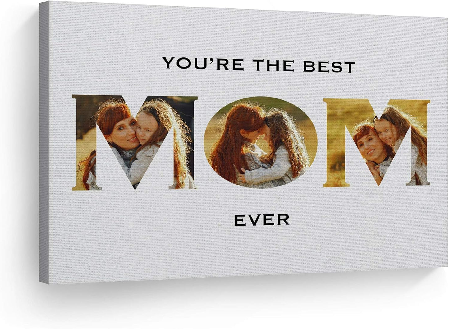 Custom Photo Print Canvas for Moms - Personalized Gifts 11x17