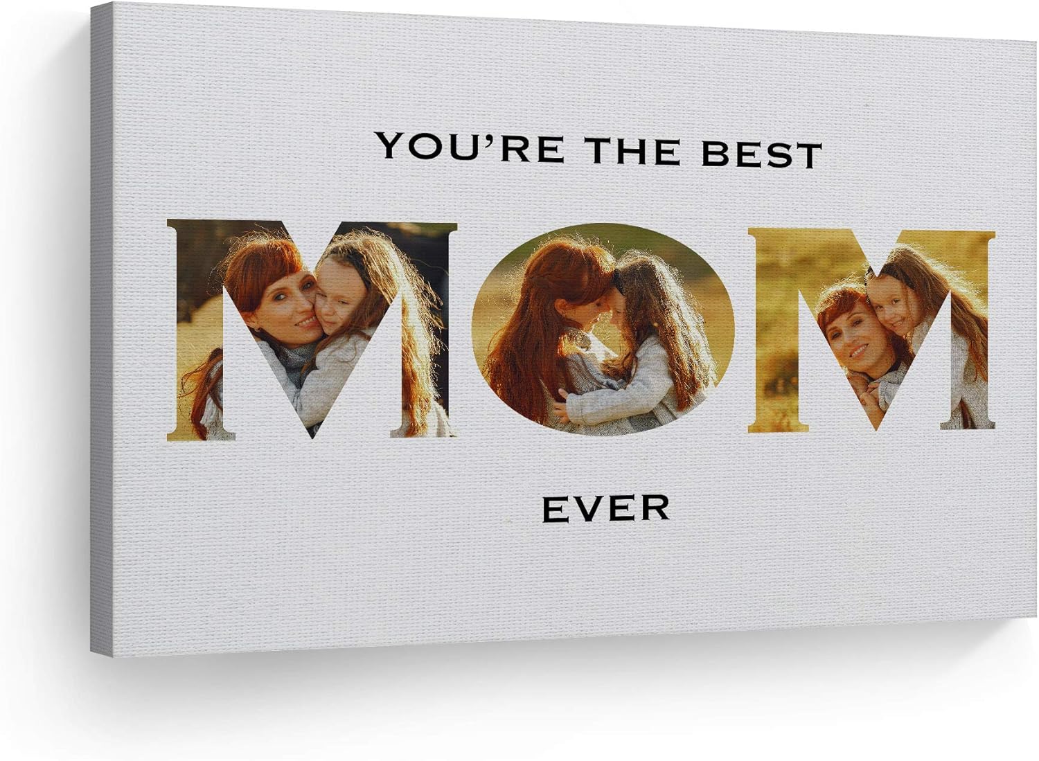 Custom Photo Print Canvas for Moms - Personalized Gifts 11x17