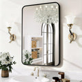 20x28 Rounded Rectangle Bathroom Mirror Over Sink - Modern Farmhouse