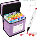Bianyo 72 Primary Colors Alcohol Markers Set - Vibrant, Blendable Art