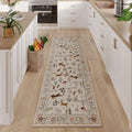 Runner Rug for Kitchen Non Slip 2ft x 6ft Washable Runner - Soft