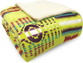 Sacred Thread Aztec Blanket Fleece Reversible Throw - Cozy, Bold