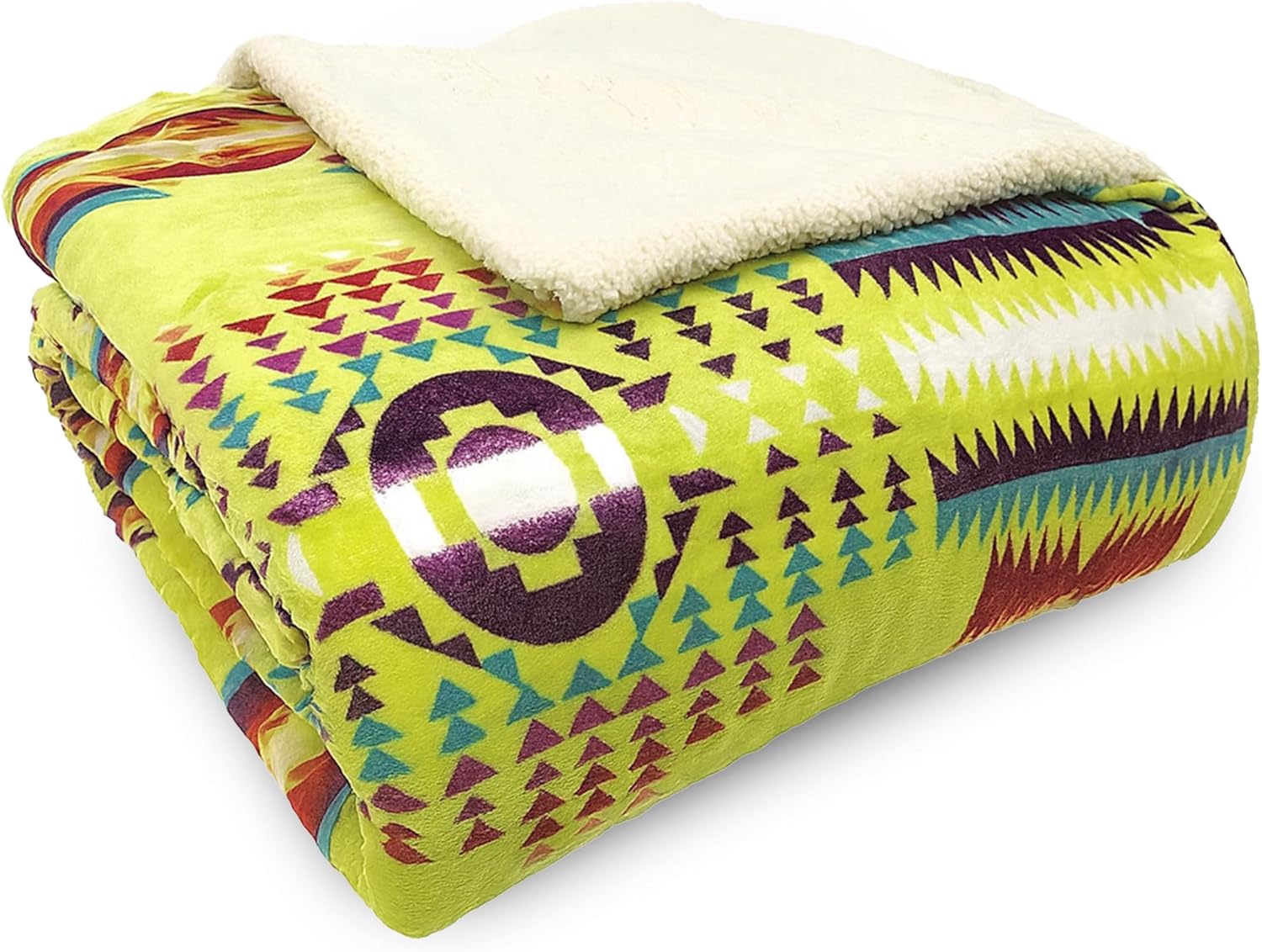 Sacred Thread Aztec Blanket Fleece for Cozy Comfort and Style