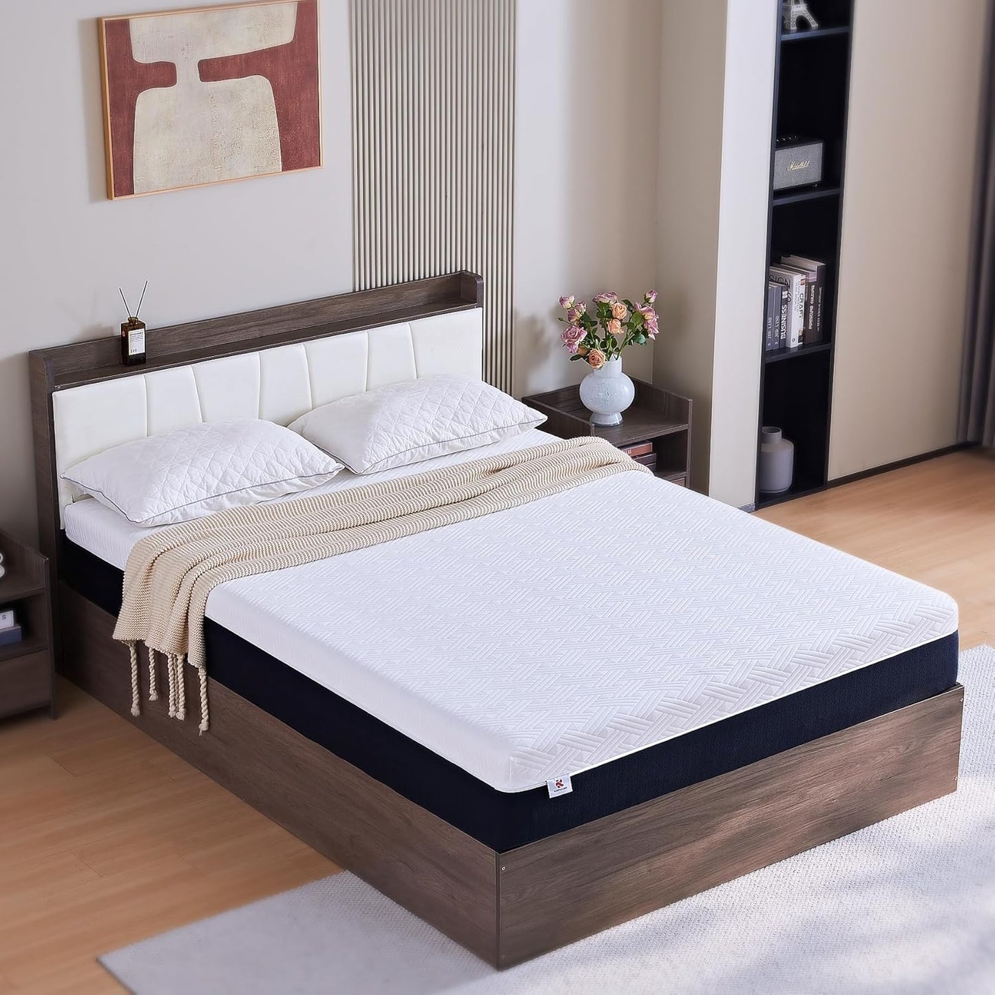 Full Size Mattress with Gel Memory Foam for Cool Sleeping