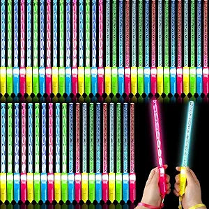 Jerify 60 Pcs Light up Sticks for Parties and Events