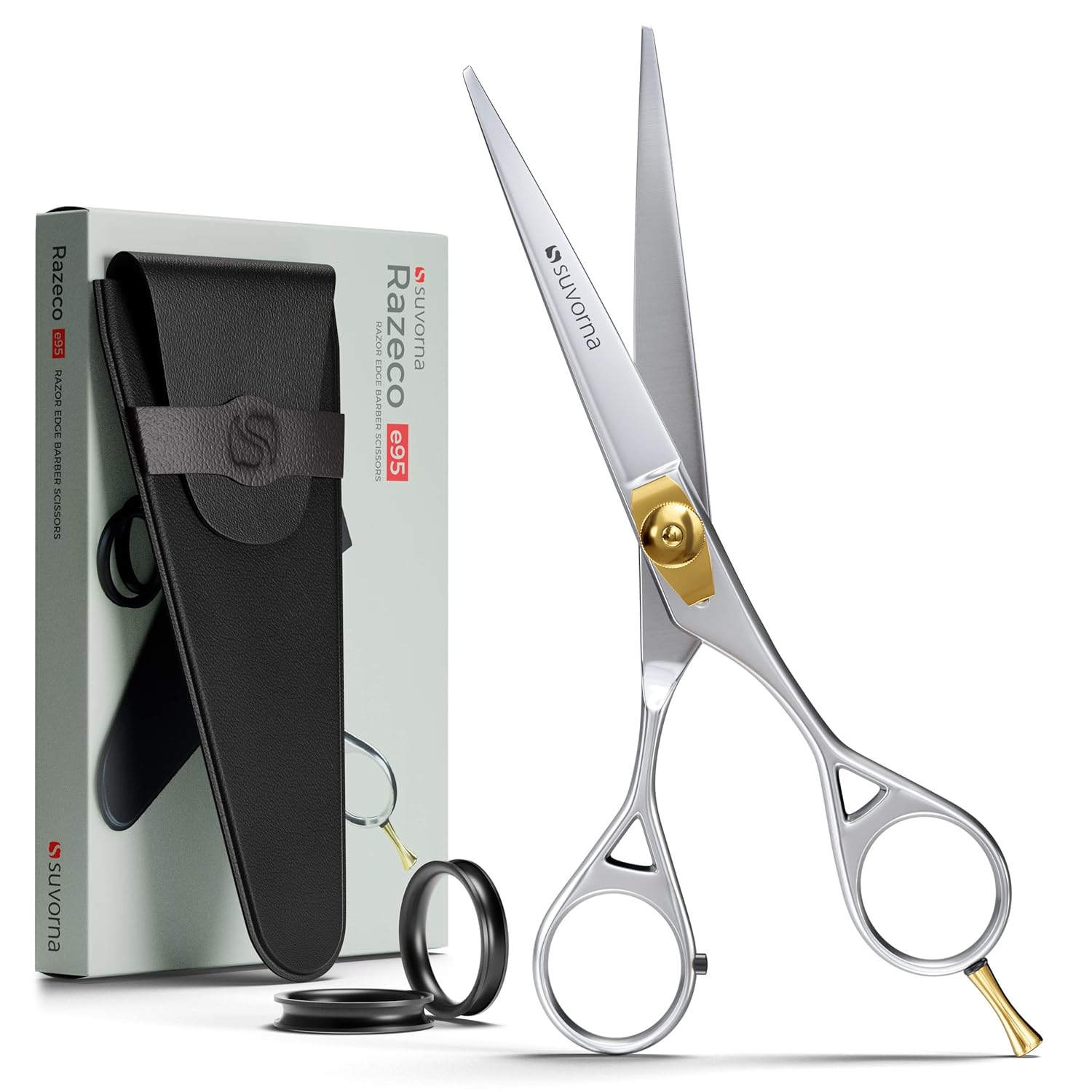 Suvorna 6 Hair Scissors Professional for Effortless Hair Cutting