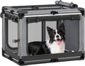 Collapsible Dog Crate 38 in Foldable Soft Sided Kennel - Portable