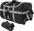 REDCAMP 85L Foldable Duffle Bag with Wheels - Large Travel Duffel
