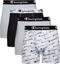 Champion Men's Boxer Briefs with Supportive Pouch for All-Day Comfort