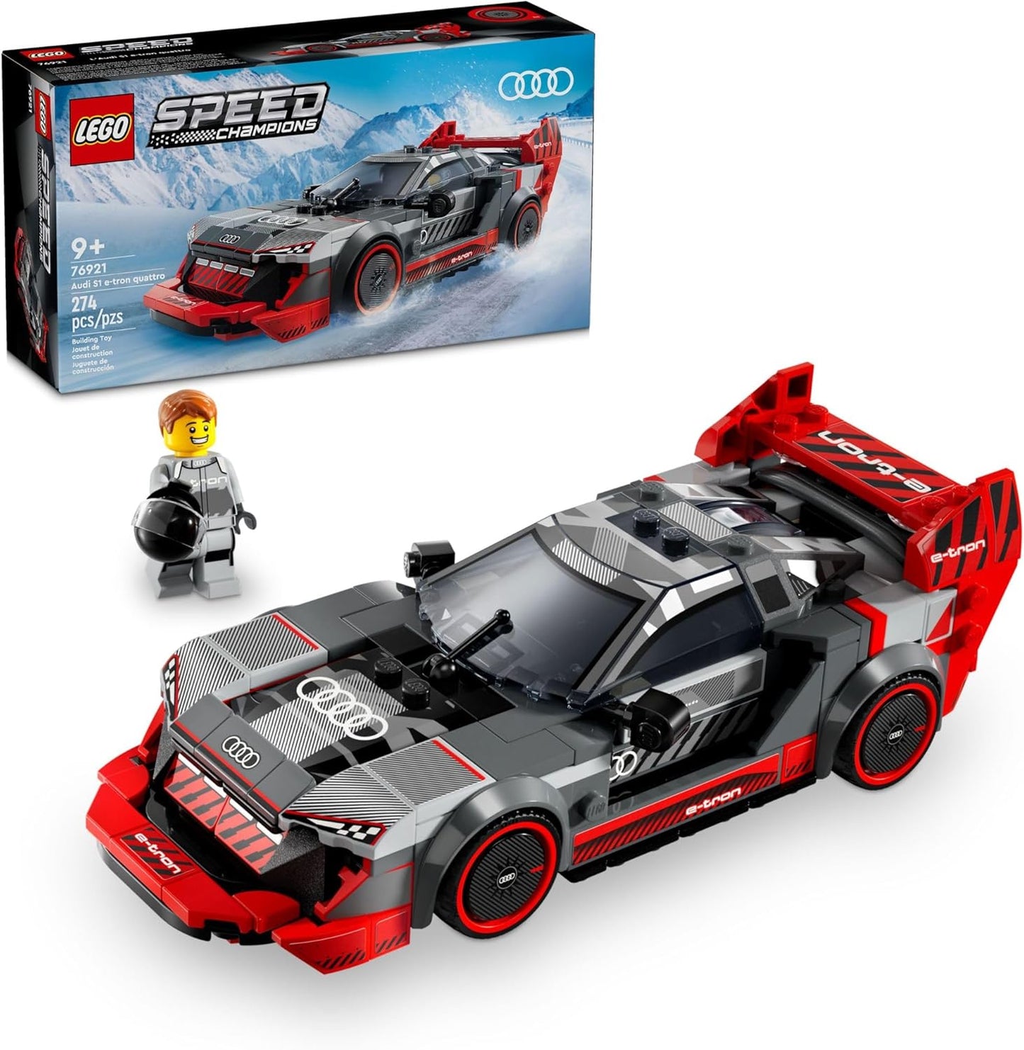 LEGO Audi S1 e-tron Quattro Race Car - Build & Play Model Kit