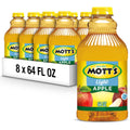 Mott's Apple Light Juice Drink 64 Fl Oz (Pack of 8) - Vitamin C Boost