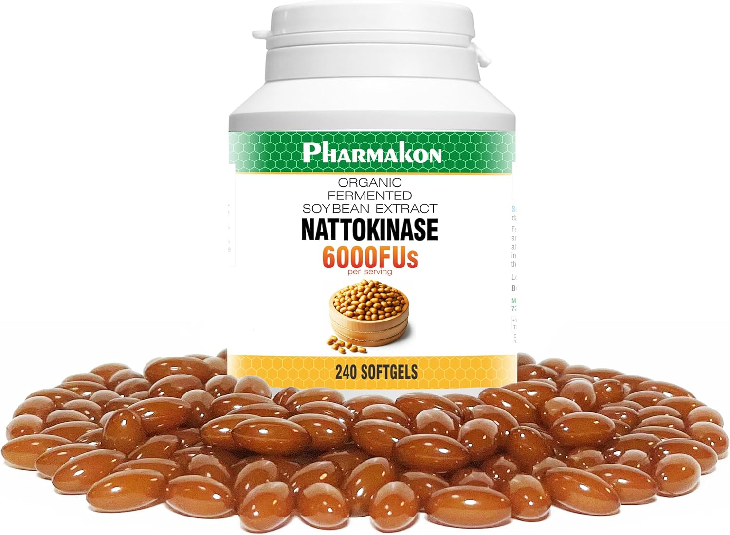 Natural Nattokinase Organic Fermented Soybean Extract for Health