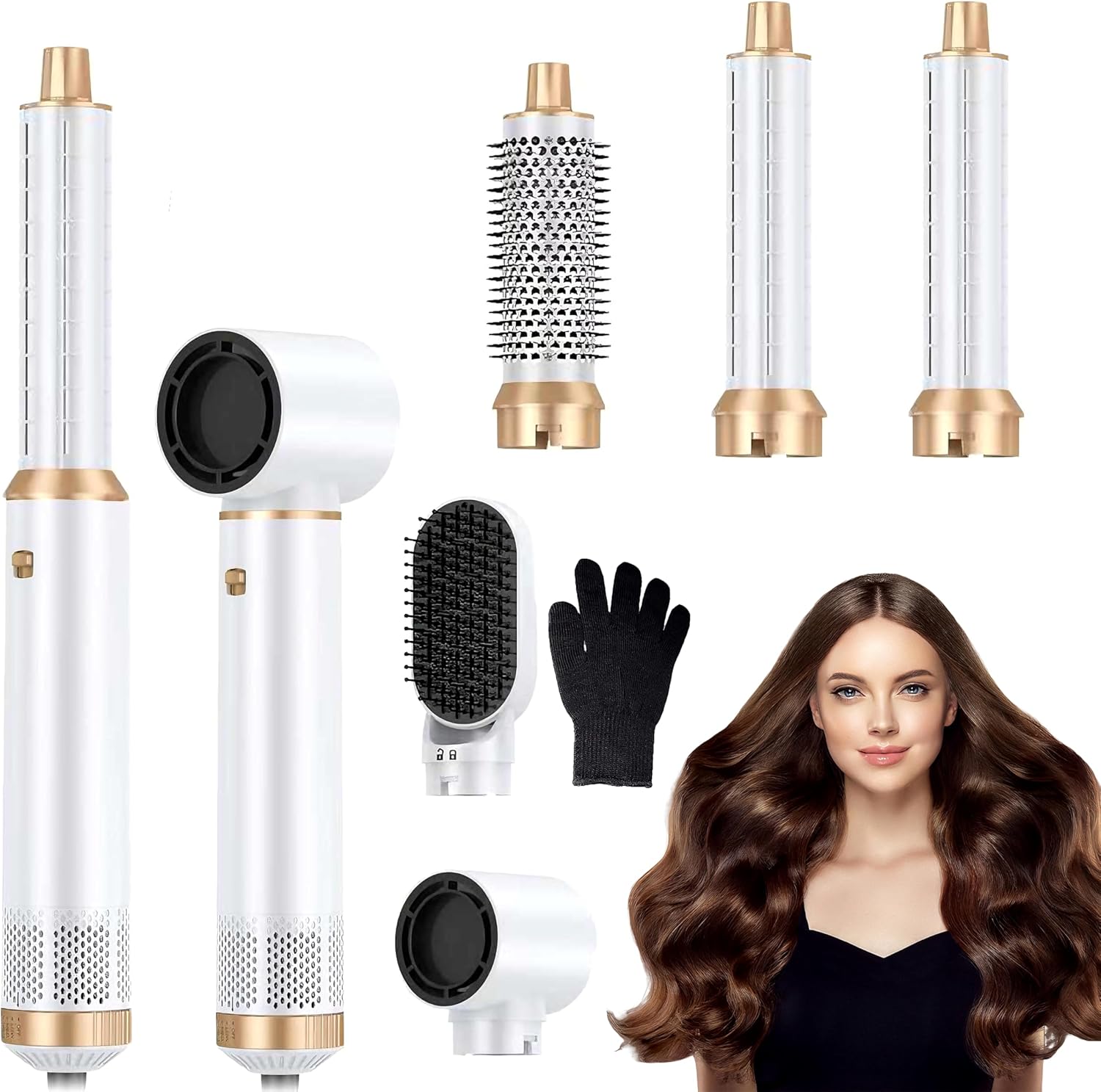 5 in 1 Blow Dryer Brush for Curling, Volumizing, and Styling
