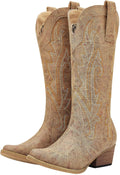 Rollda Cowboy Boots for Women - Comfortable Pointed Toe (Style 6PFT)