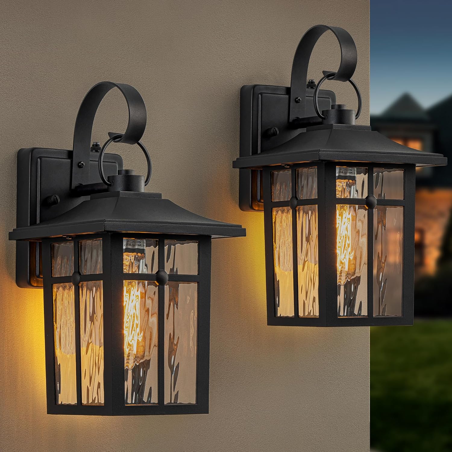 Dusk to Dawn Outdoor Wall Lights - Modern Waterproof Fixtures