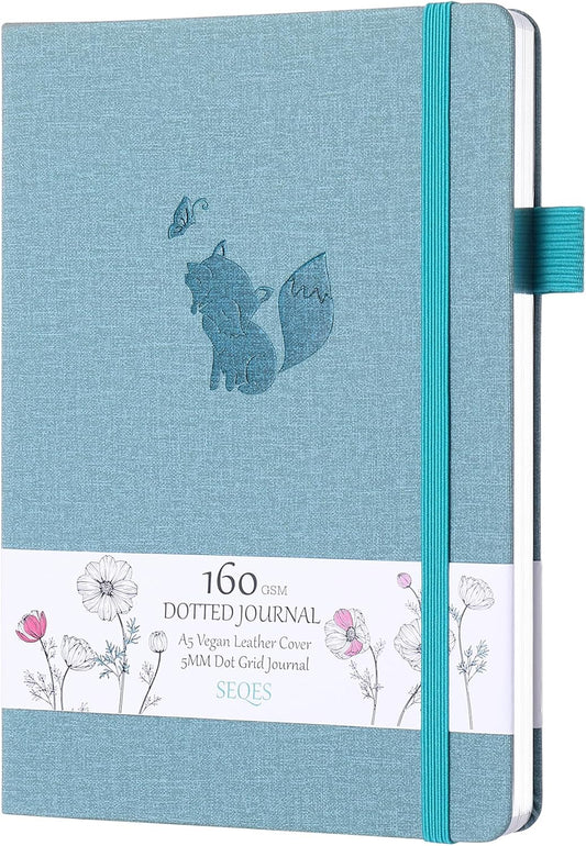 Bullet Dotted Journal - A5 Dot Grid Notebook for Creative Minds