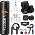 Punching Bag for Adults 4FT PU Boxing Bag with Gloves - Durable