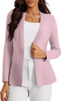 Women's Casual Open Front Sweater Cardigan - Soft Draped Layer