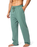 Classic Pudolla Cotton Yoga Sweatpants for Men's Casual Comfort
