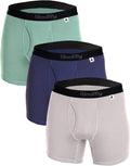 Men's Merino Boxers By Woolly - Soft, Odor Resistant Comfort lengths