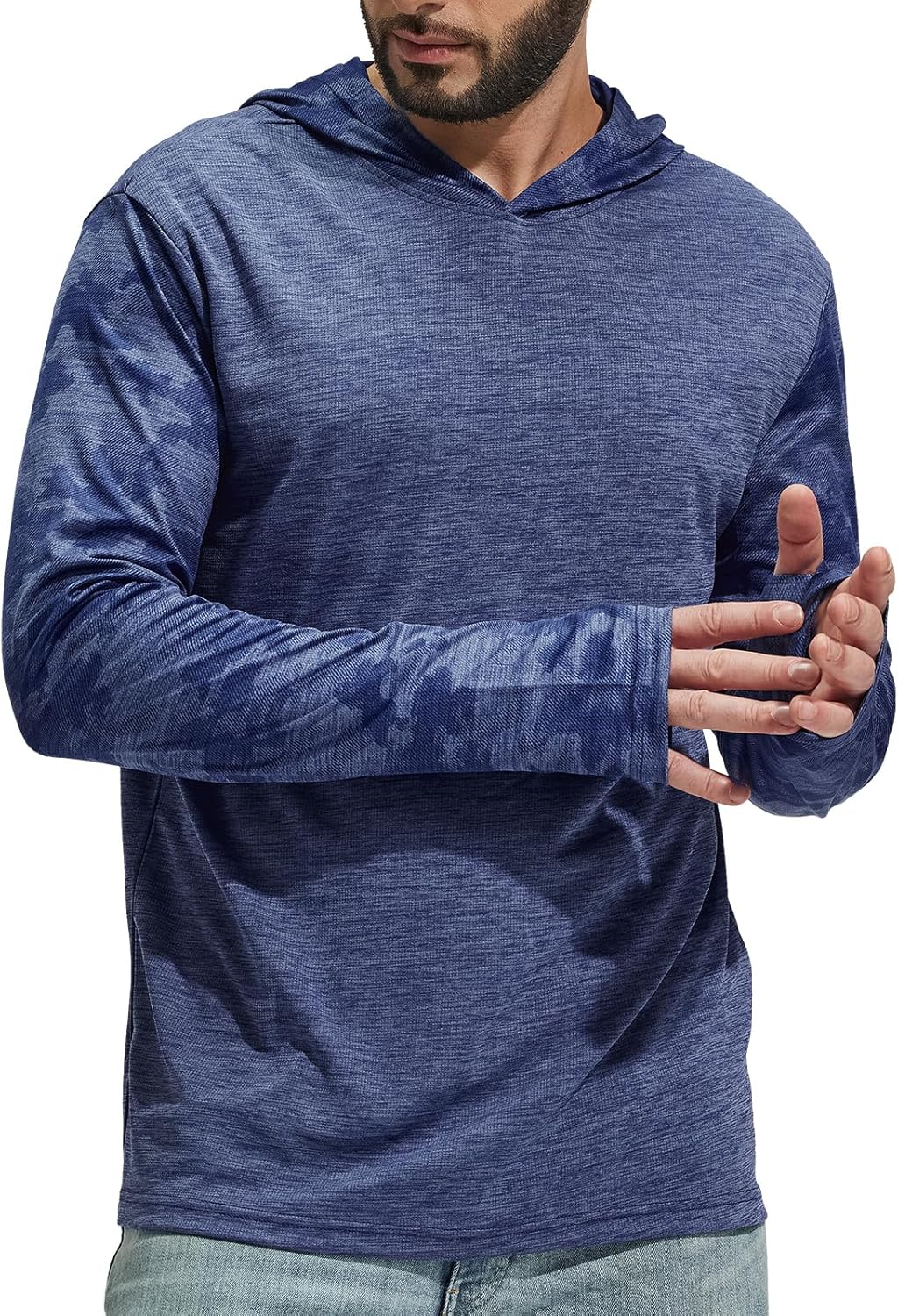 MIER Men's Sun Protection Hoodie - UPF 50+