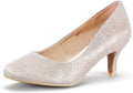 IDIFU Women's Classic Low Heels Dress Pumps for Any Occasion