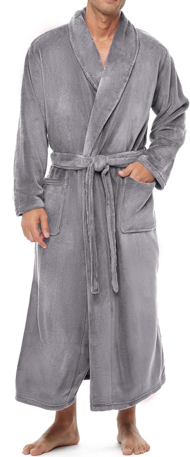 Long Mens Robe by Alexander Del Rossa - Full Length Comfort