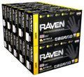 SAS 10 Pack 66519 Raven Black Nitrile Gloves - X-Large