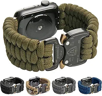 KORDIZ Explorer Paracord Apple Watch Band for All Series Models