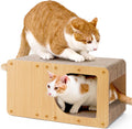 Cardboard Cat Scratcher House 20in Corrugated Scratcher - Hidden