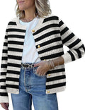 Zeagoo Women's Cardigan Sweaters 2025 - Soft Cropped Knit Jacket