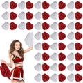 60 Piece Cheerleading Pom Poms Set for Dance and Sports Events