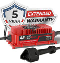 48 Volt Golf Cart Battery Charger for EZGO RXV & TXT - Lightweight