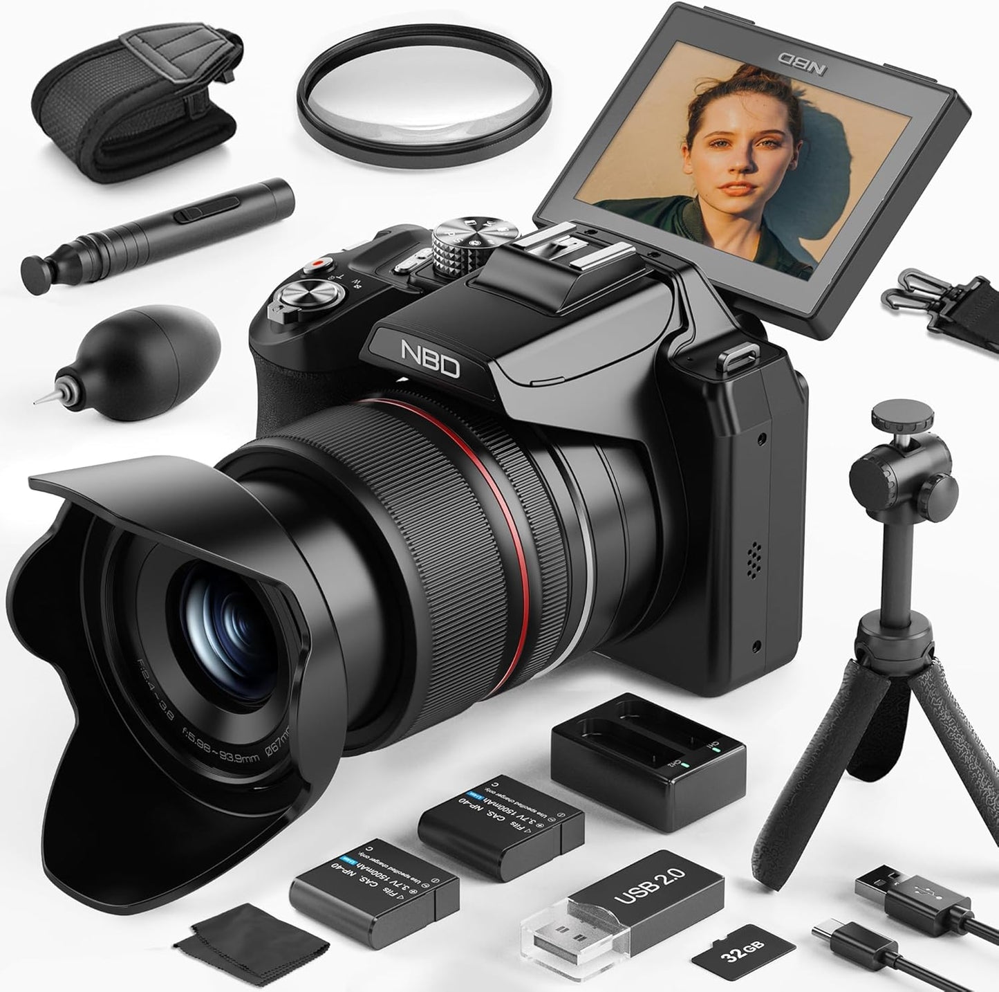 Stunning 64MP Vlogging Camera - Ultimate Travel Companion