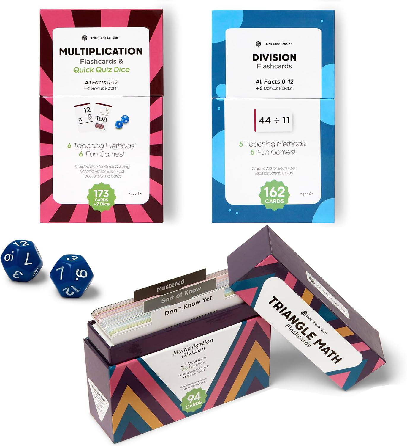 Ultimate Multiplication & Division Flash Cards for Kids Learning