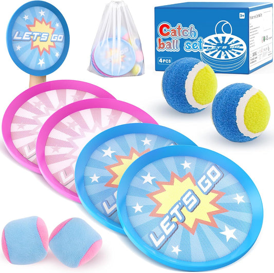 Family Catch Ball Game Set - Fun Outdoors!