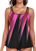 Women's Flowy Tankini Top Only - Modest Plus Size & Long Torso