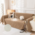 Cat-Scratch Resistant Sofa Cover 71in x 150in Brown - Waterproof