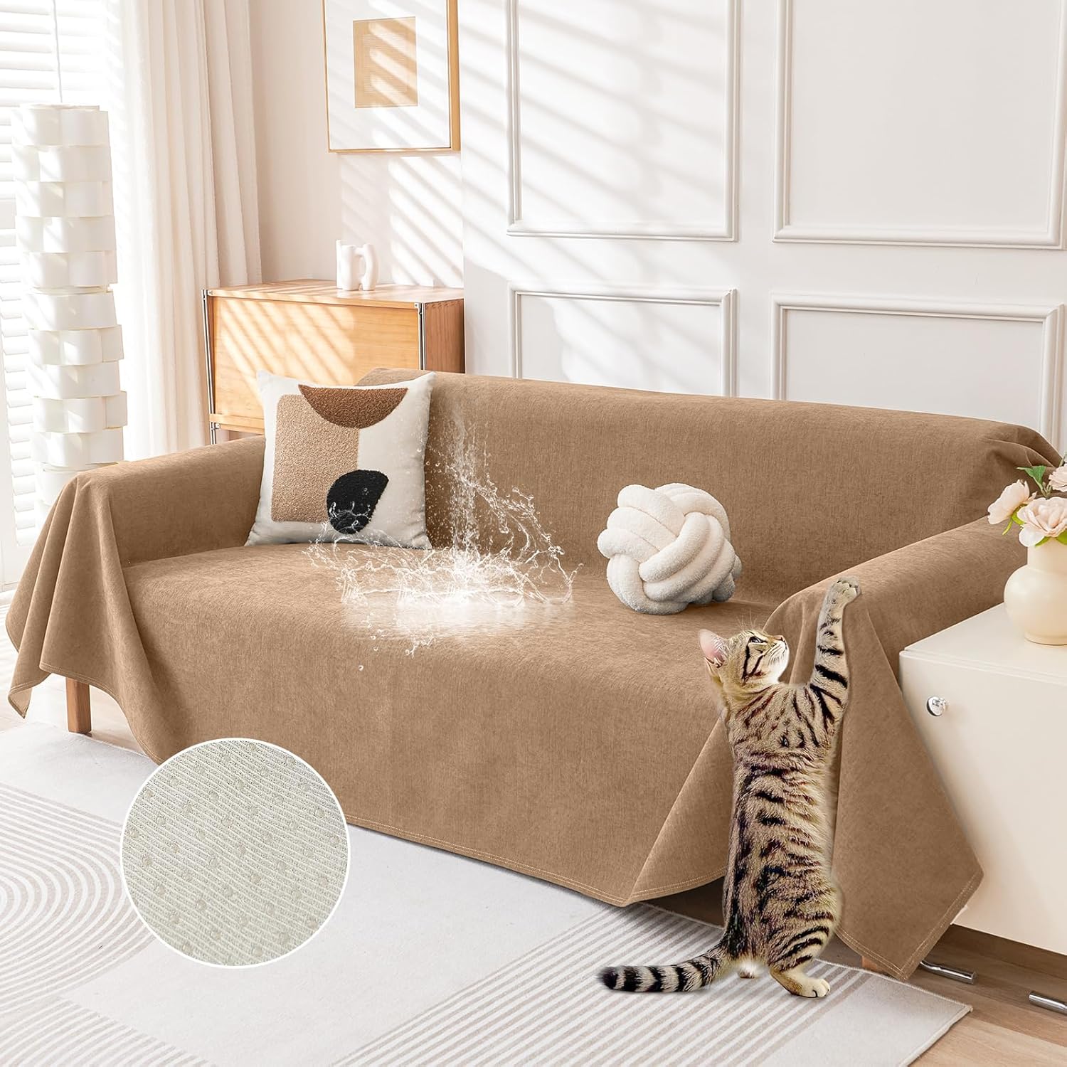 Deep Dream Couch Cover for Pet Protection and Comfort