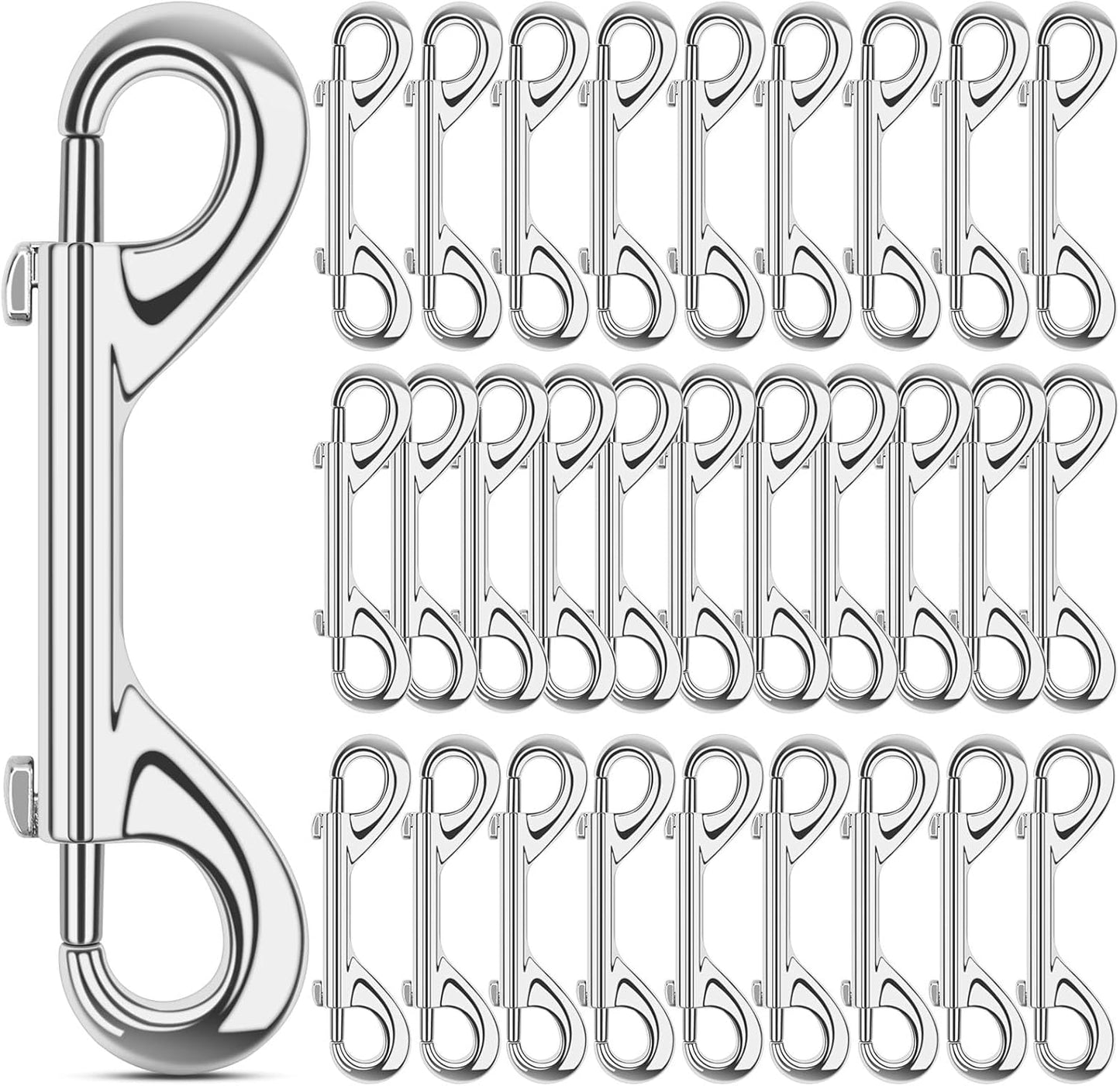 ERKOON Extra Large Double Ended Bolt Snaps for Heavy Duty Use