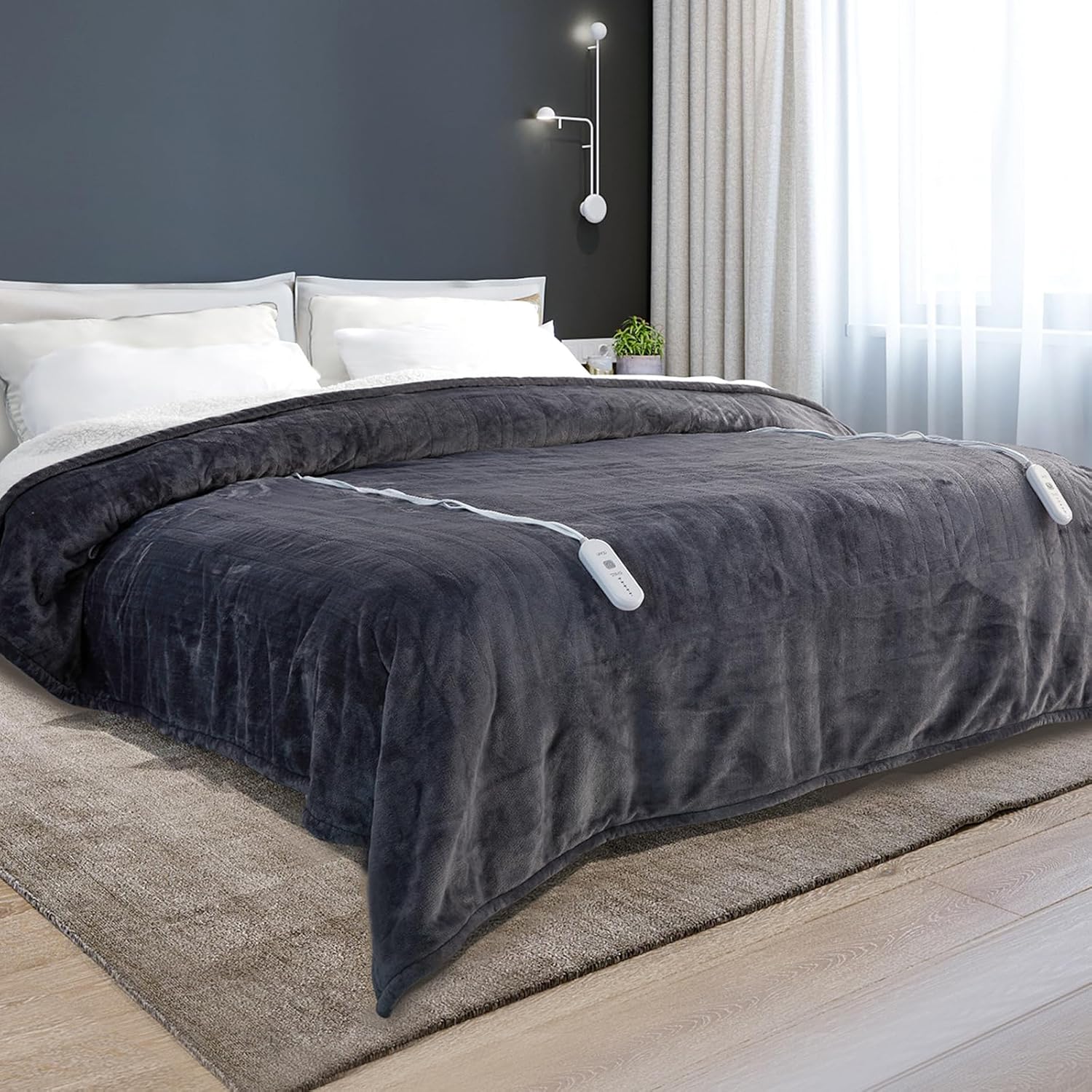 Electric Blanket King Size with Dual Control for Ultimate Comfort